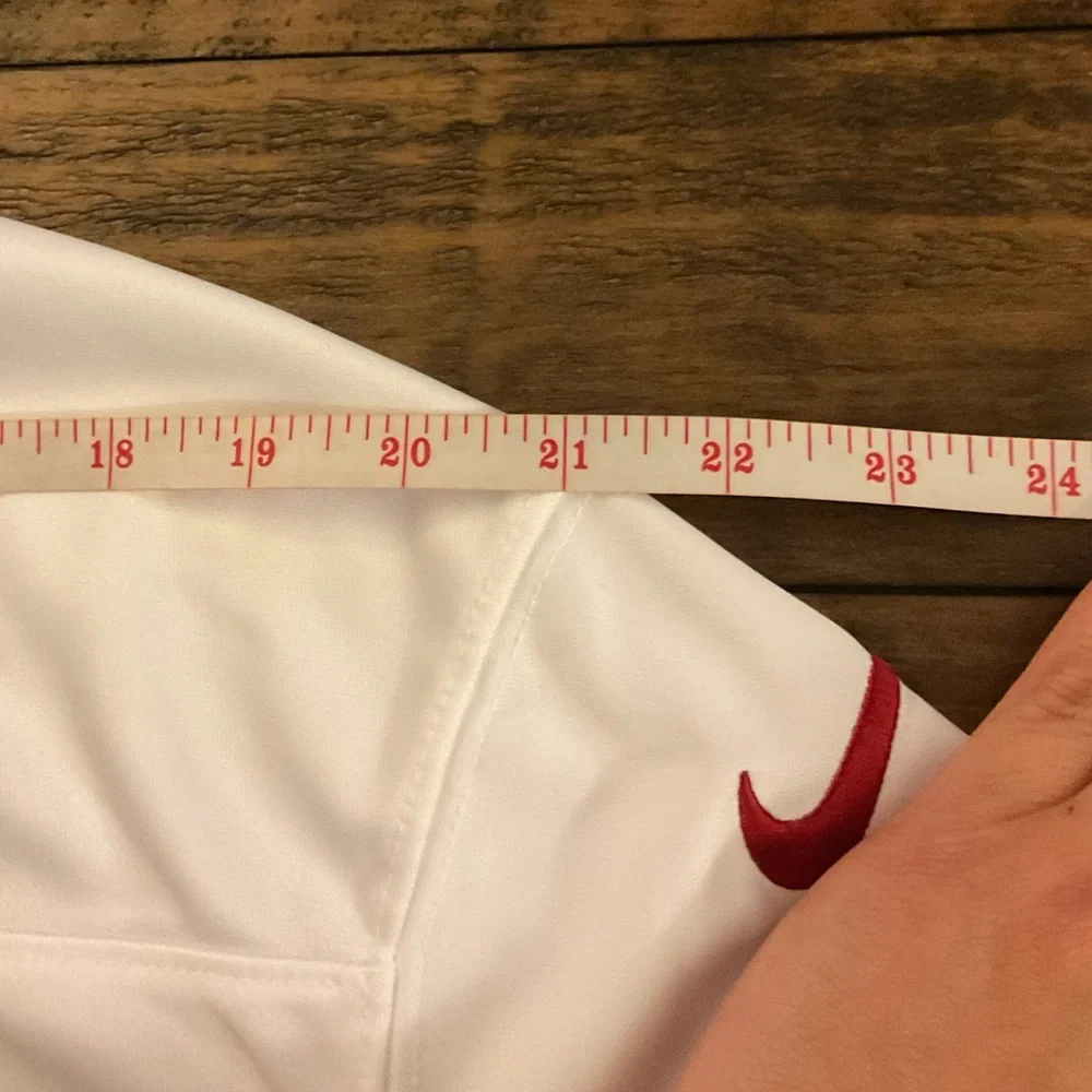 Men's XL SF 49ers Trey Lance Nike White Inverted Legend Jersey Football Sports - Picture 6 of 6